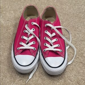 Vibrant Pink converse